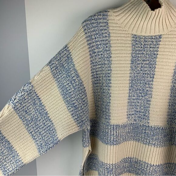 Reiss Women’s Astrid Striped Oversized Jumper Wool blend Knitted Sweater Small - Picture 6 of 13